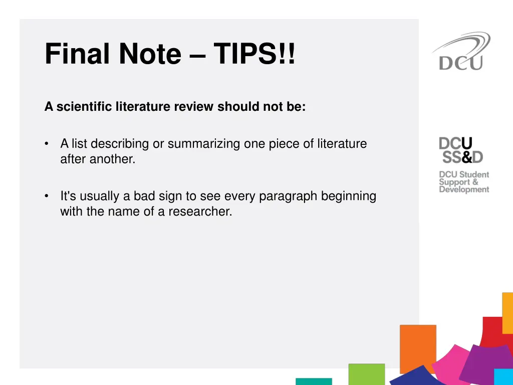 final note tips 1