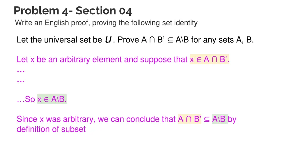 problem 4 section 04 write an english proof 1