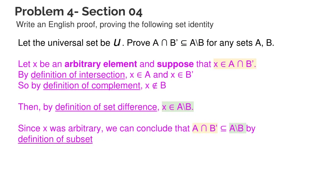 problem 4 section 04 write an english proof 4