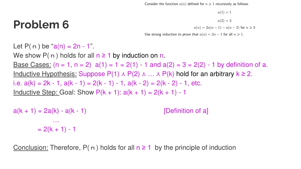 problem 6 7