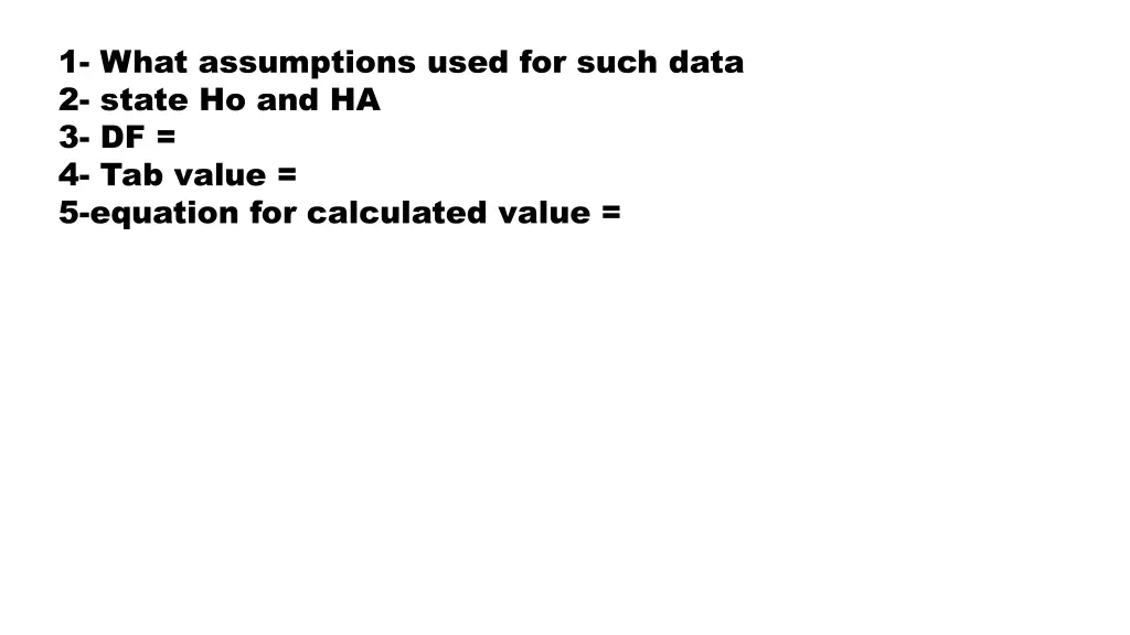 1 what assumptions used for such data 2 state