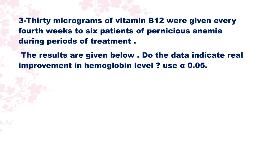 3 thirty micrograms of vitamin b12 were given