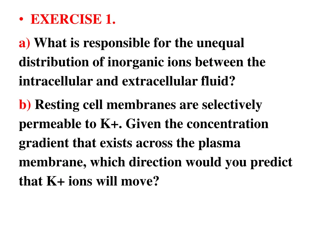 exercise 1