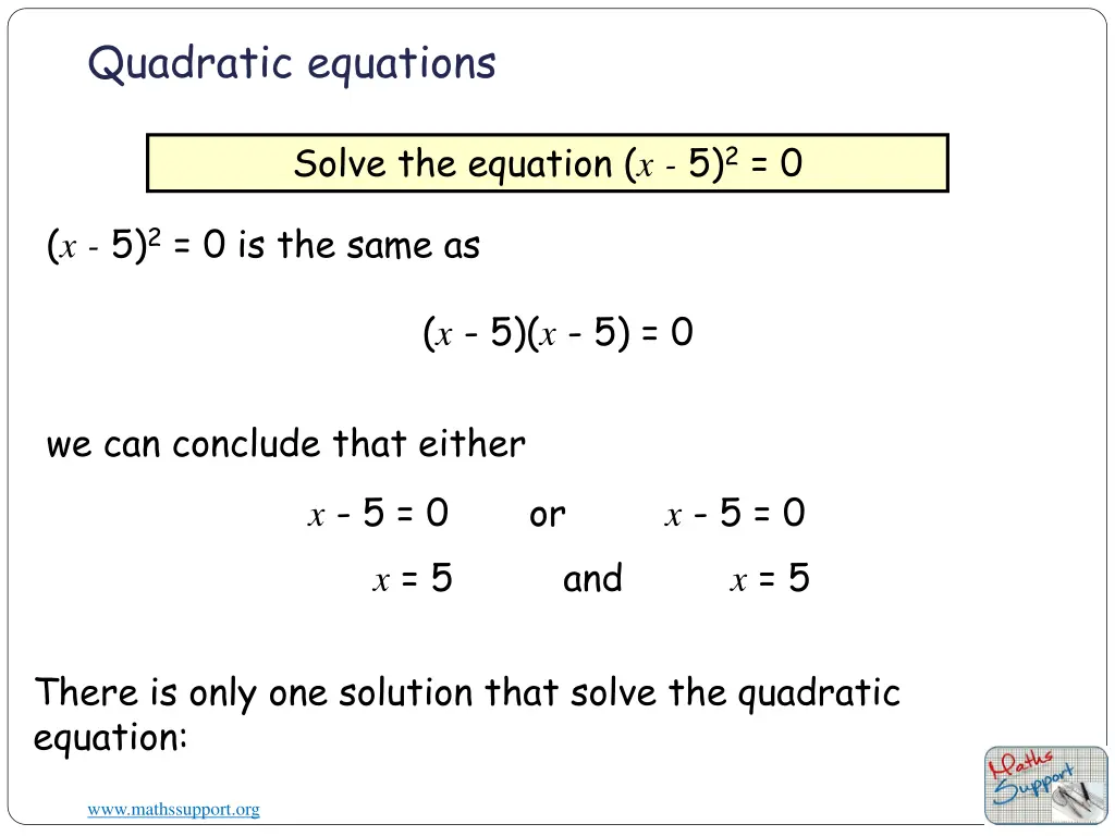 quadratic equations 3