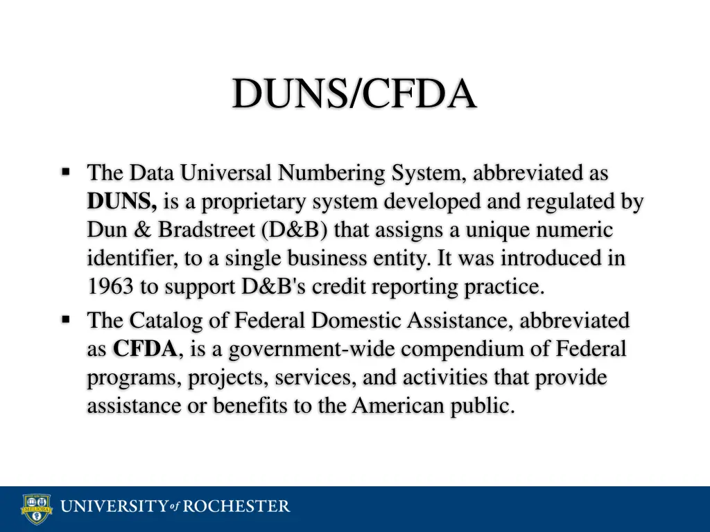 duns cfda