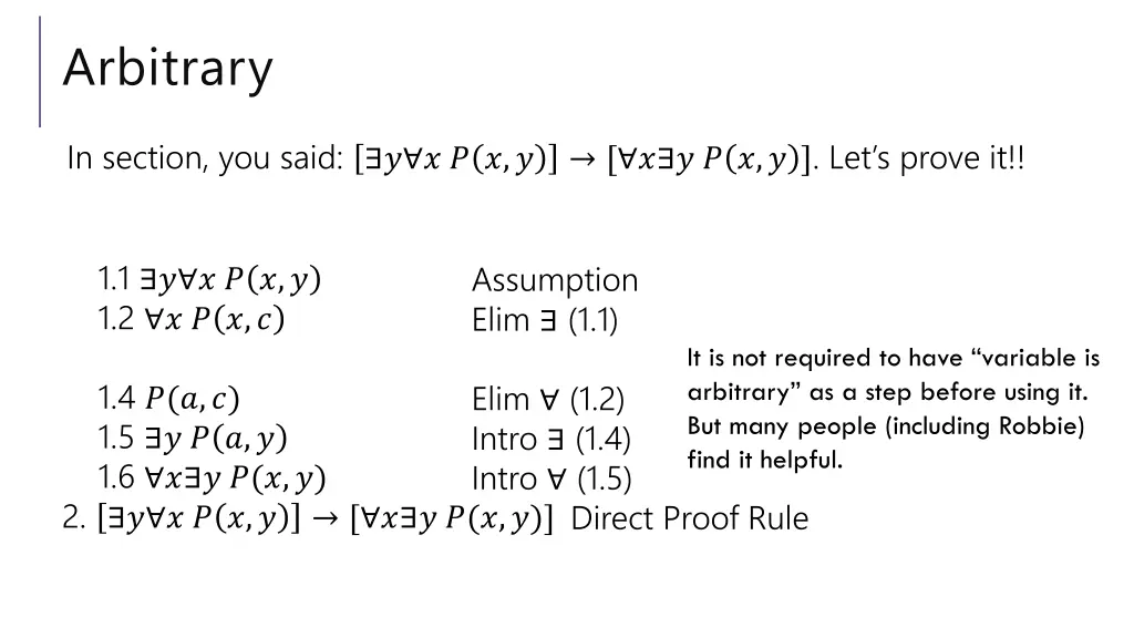 arbitrary 2
