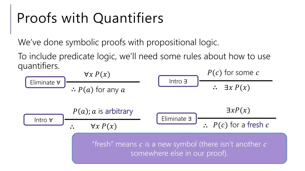 proofs with quantifiers 2