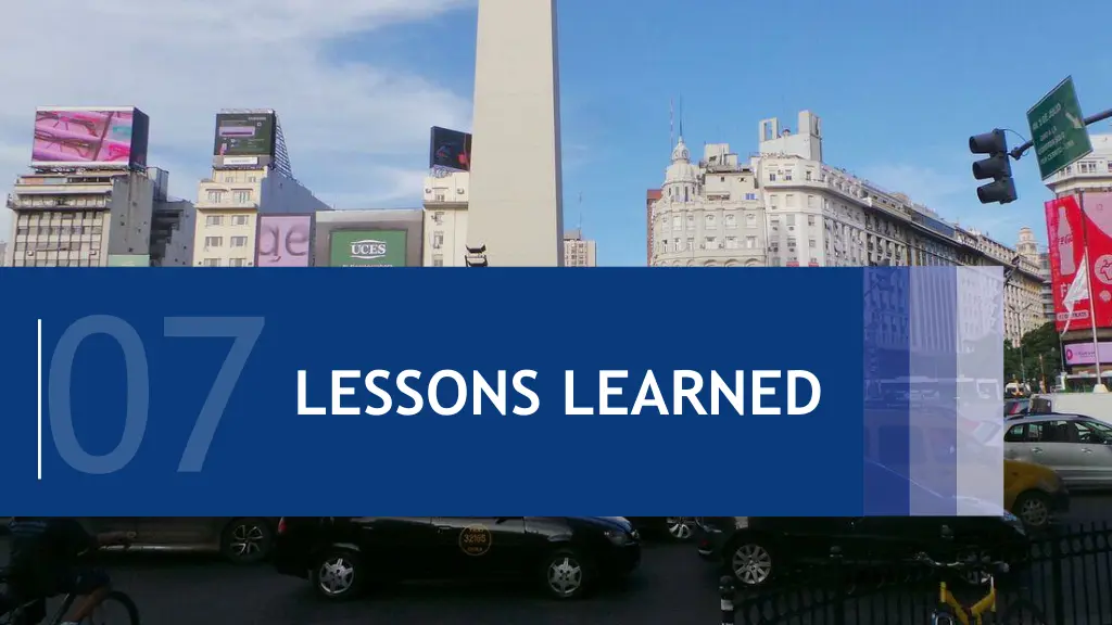 lessons learned