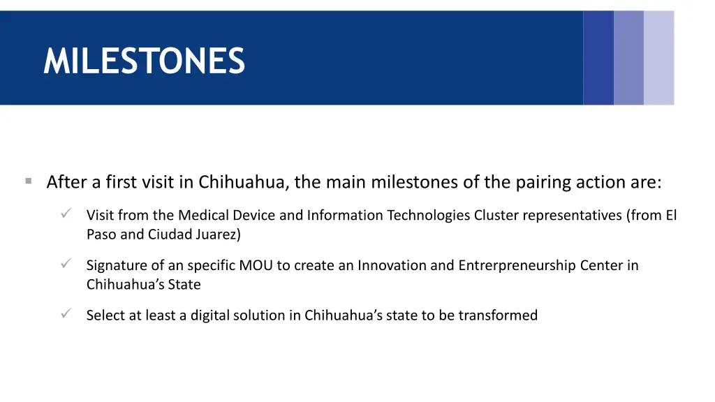 milestones