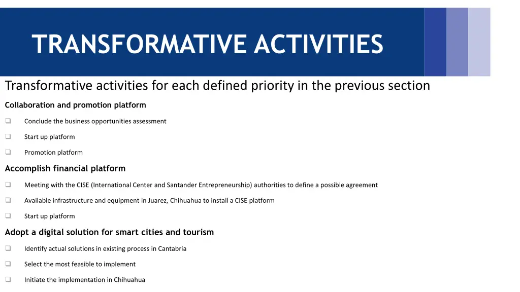transformative activities 1