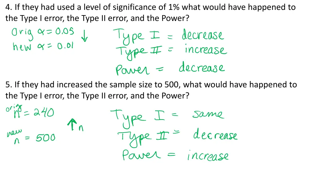 4 if they had used a level of significance