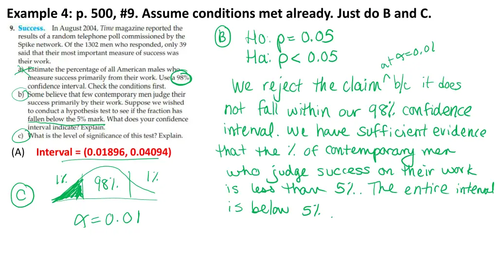 example 4 p 500 9 assume conditions met already
