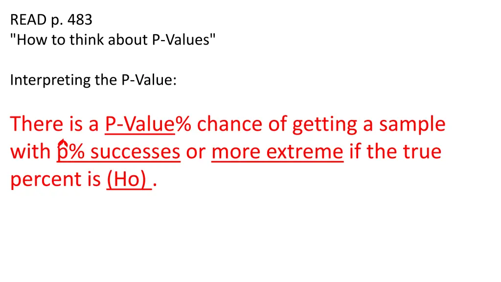 read p 483 how to think about p values