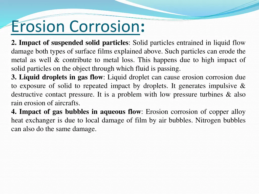 erosion corrosion 2 impact of suspended solid