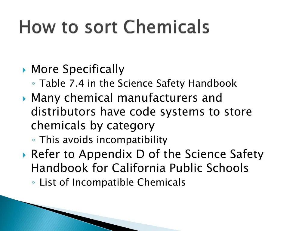 more specifically table 7 4 in the science safety