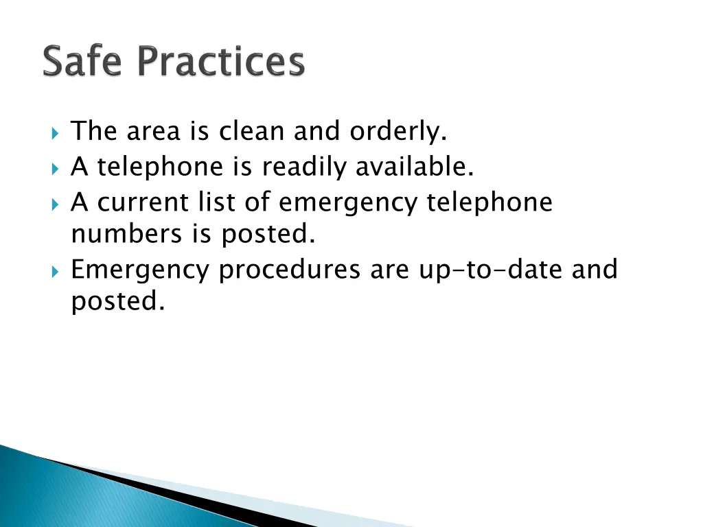 the area is clean and orderly a telephone