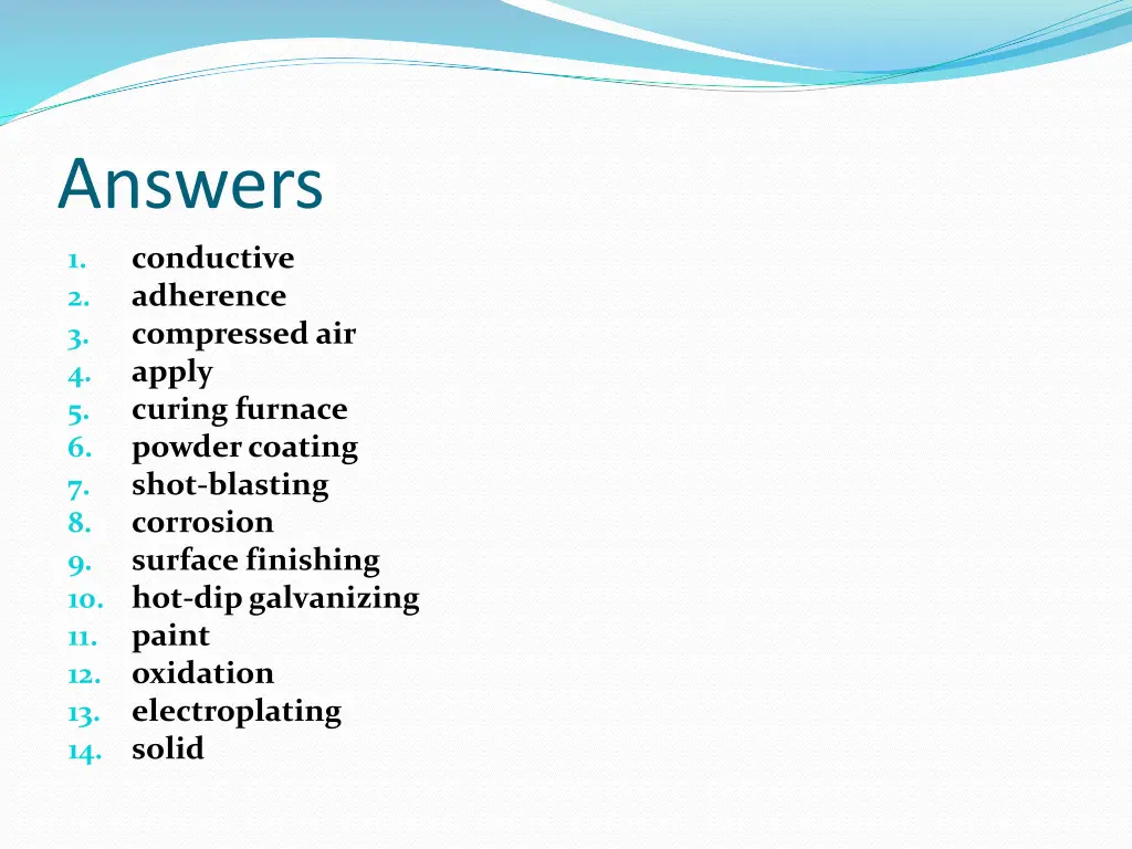 answers 1