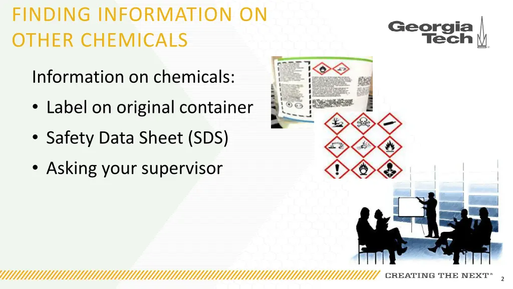 finding information on other chemicals