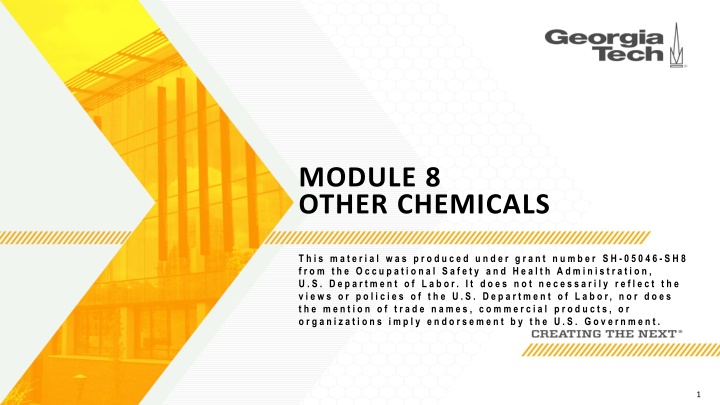 module 8 other chemicals