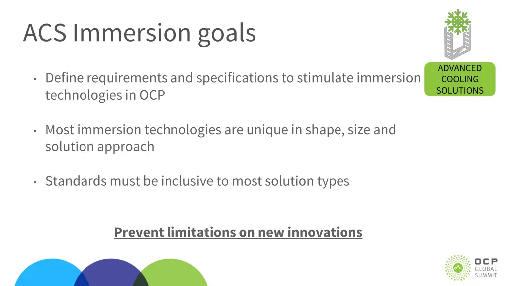 acs immersion goals