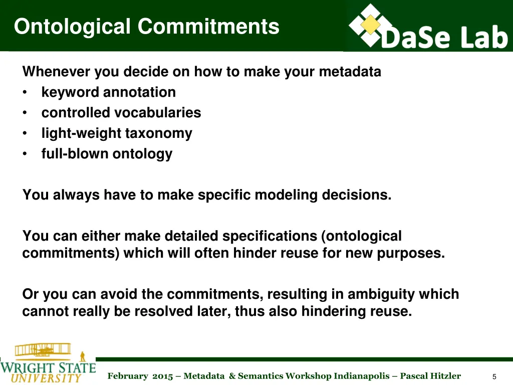 ontological commitments 1
