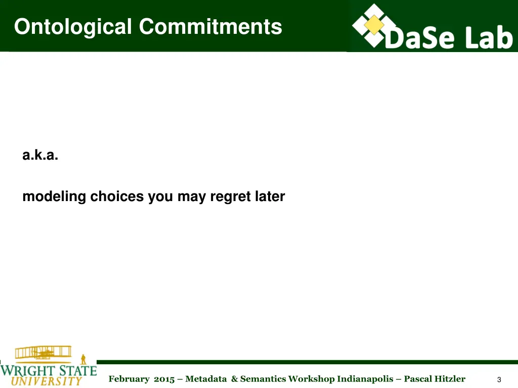 ontological commitments