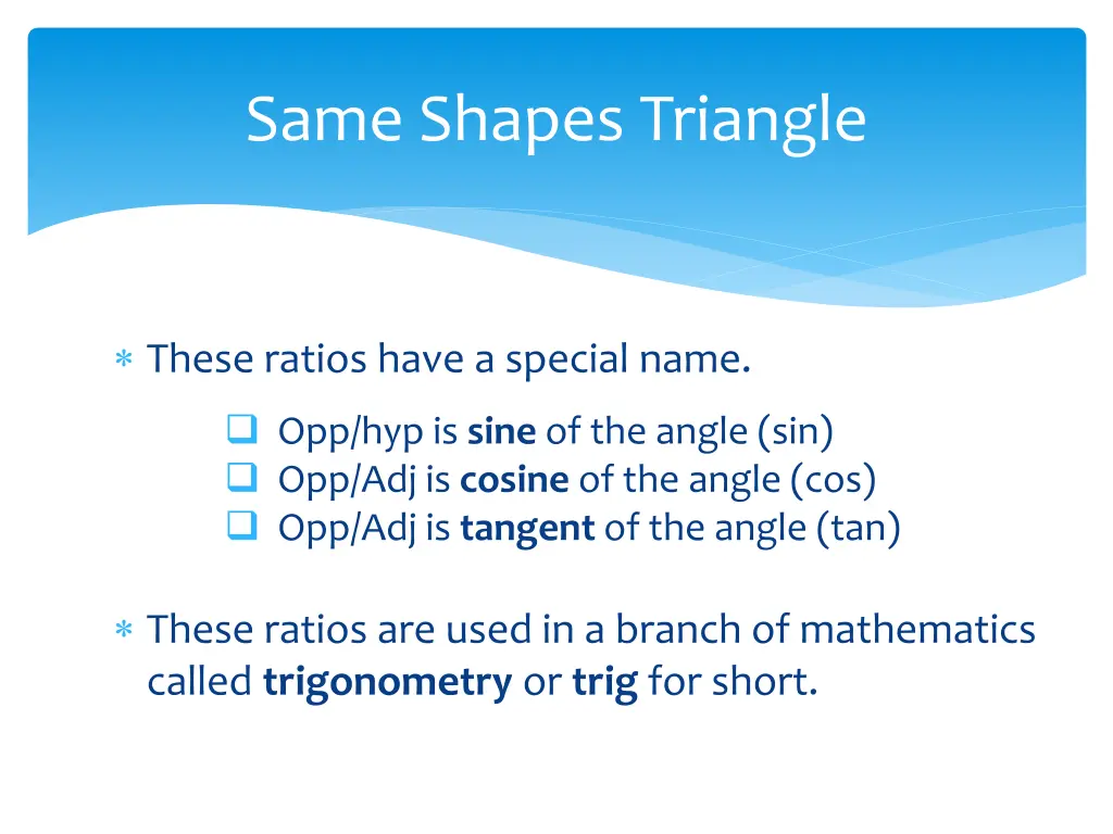 same shapes triangle 4