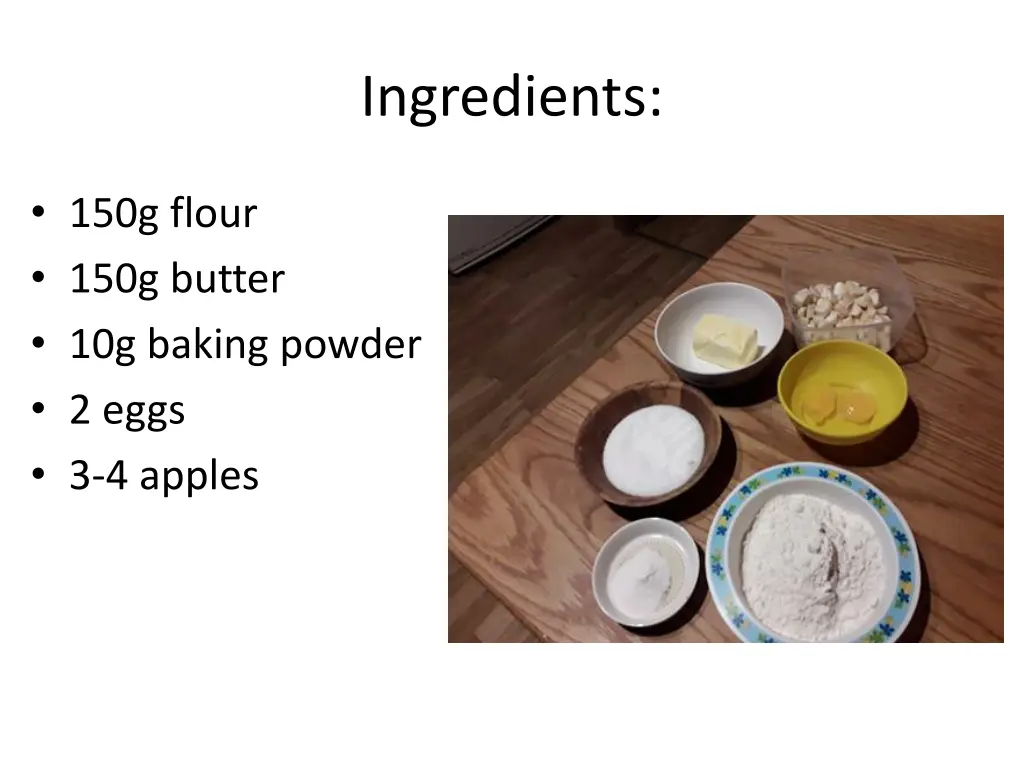 ingredients