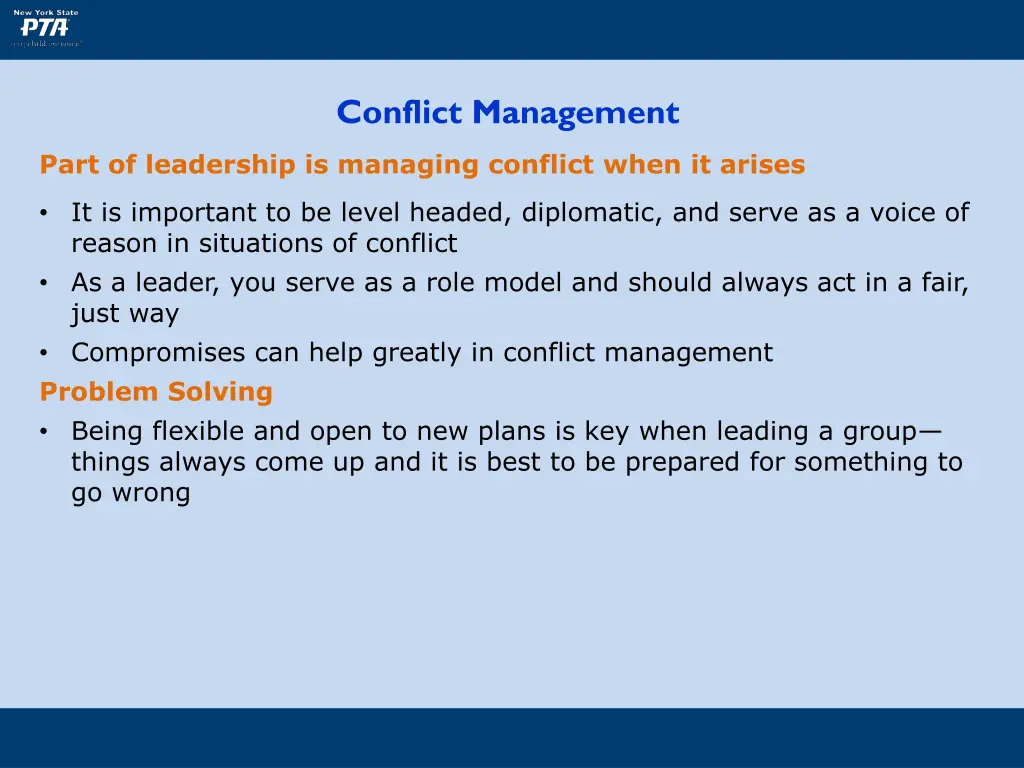conflict management