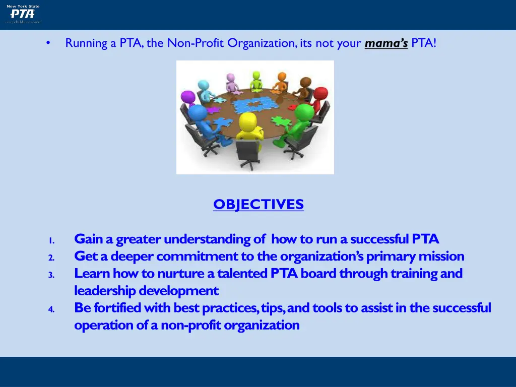 running a pta the non profit organization