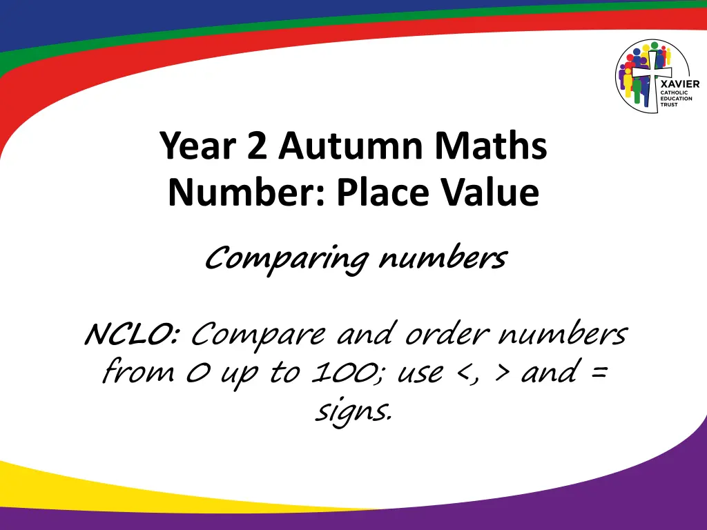 year 2 autumn maths number place value comparing 1