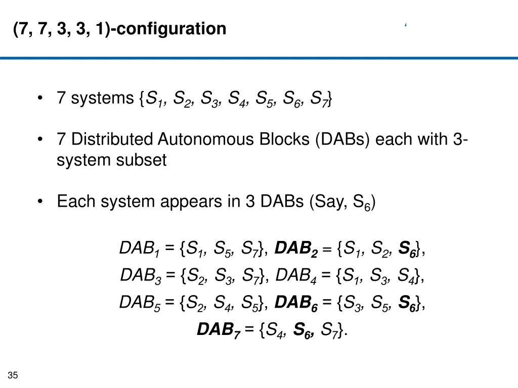 7 7 3 3 1 configuration 1