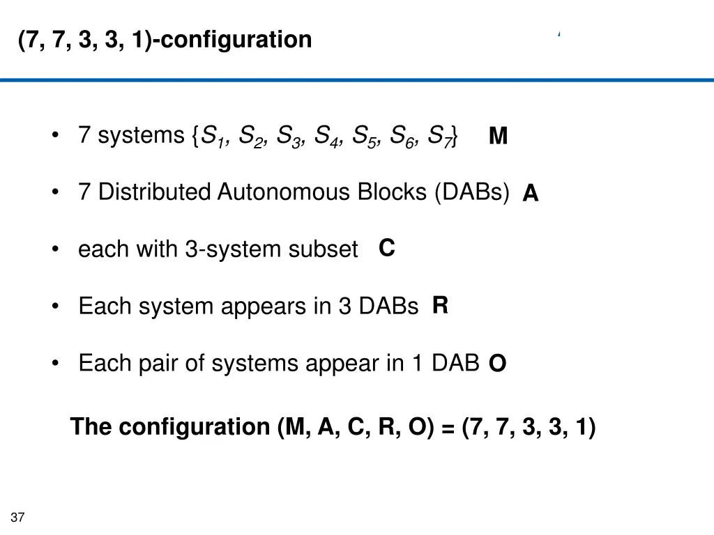 7 7 3 3 1 configuration 3