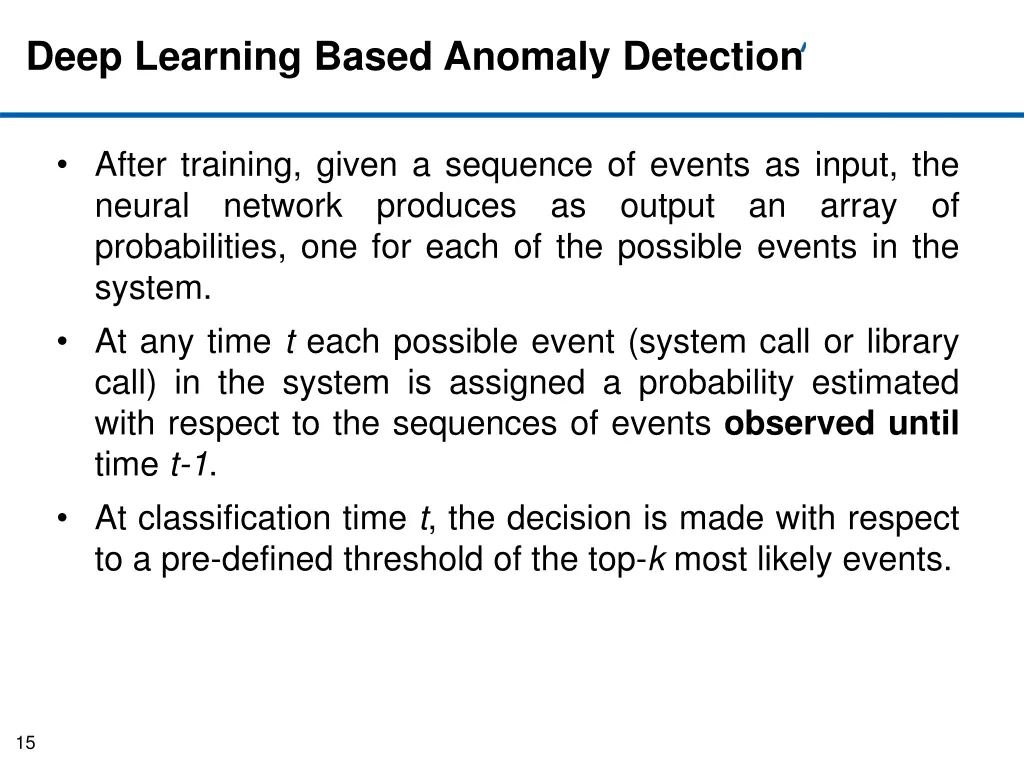 deep learning based anomaly detection 1