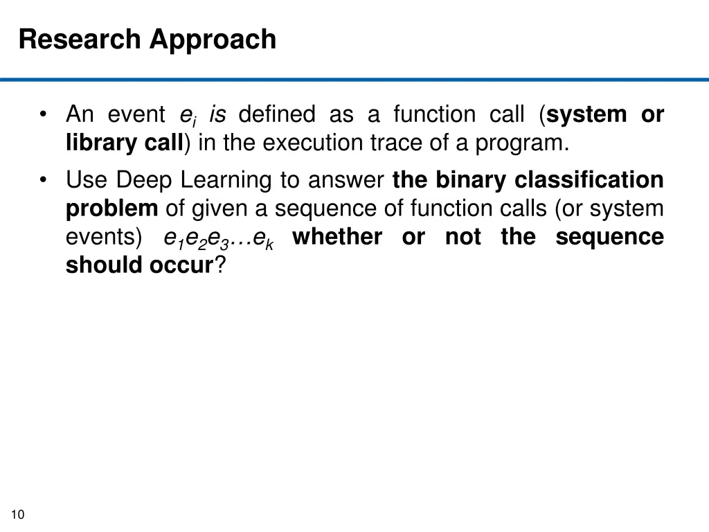 research approach