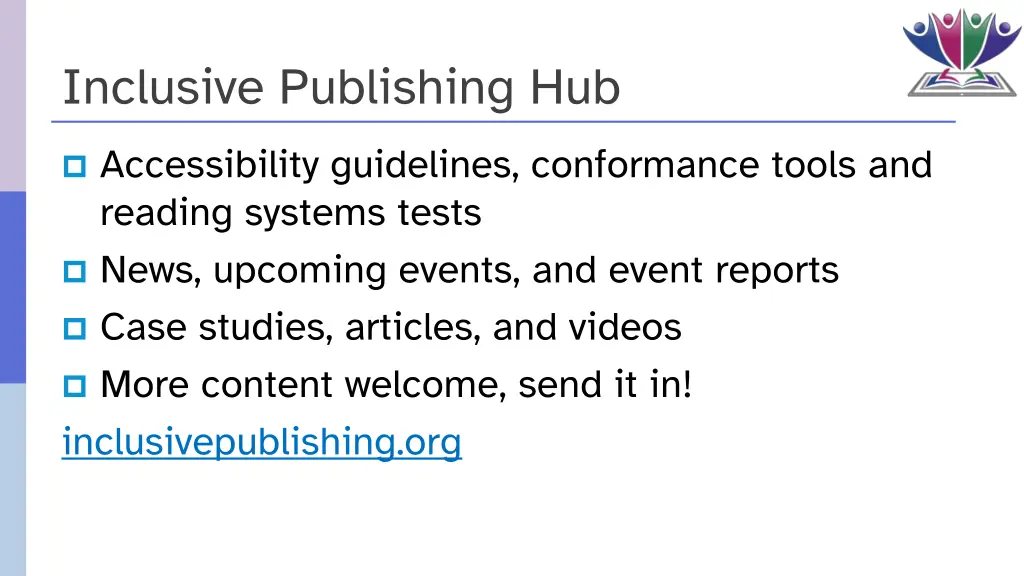 inclusive publishing hub