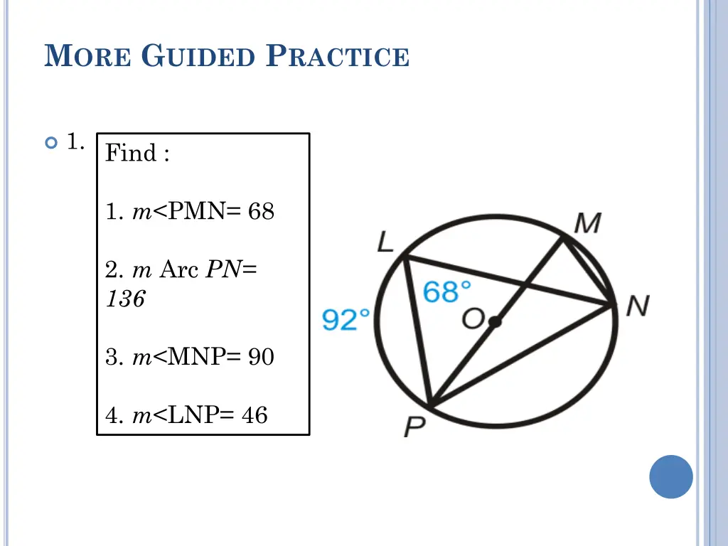 m ore g uided p ractice 1