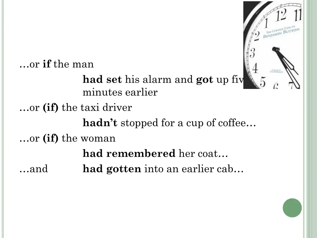or if the man