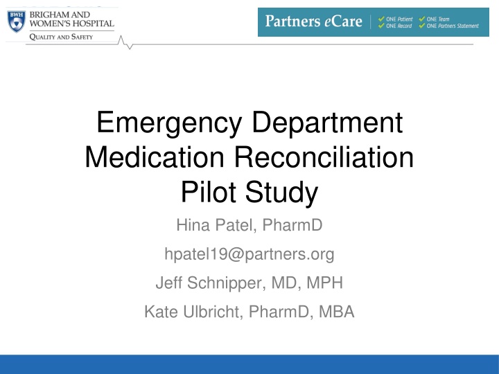 emergency department medication reconciliation