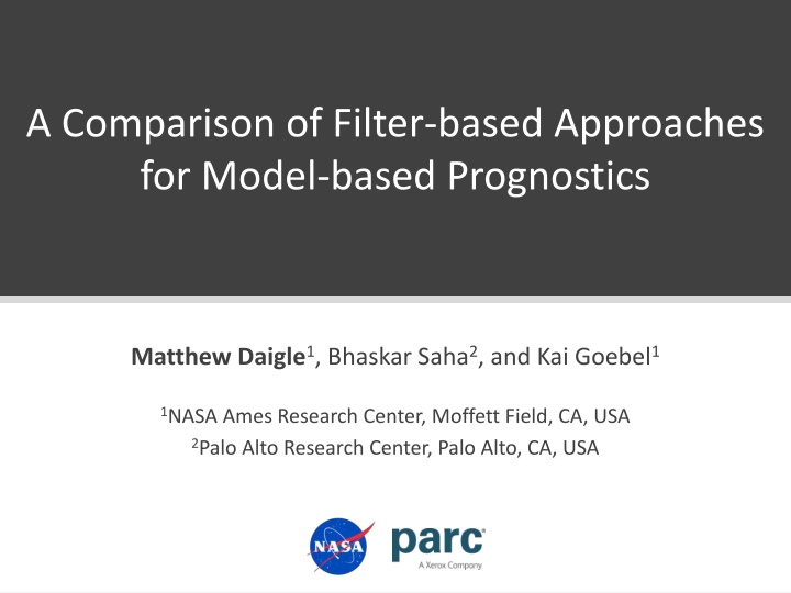 a comparison of filter based approaches for model