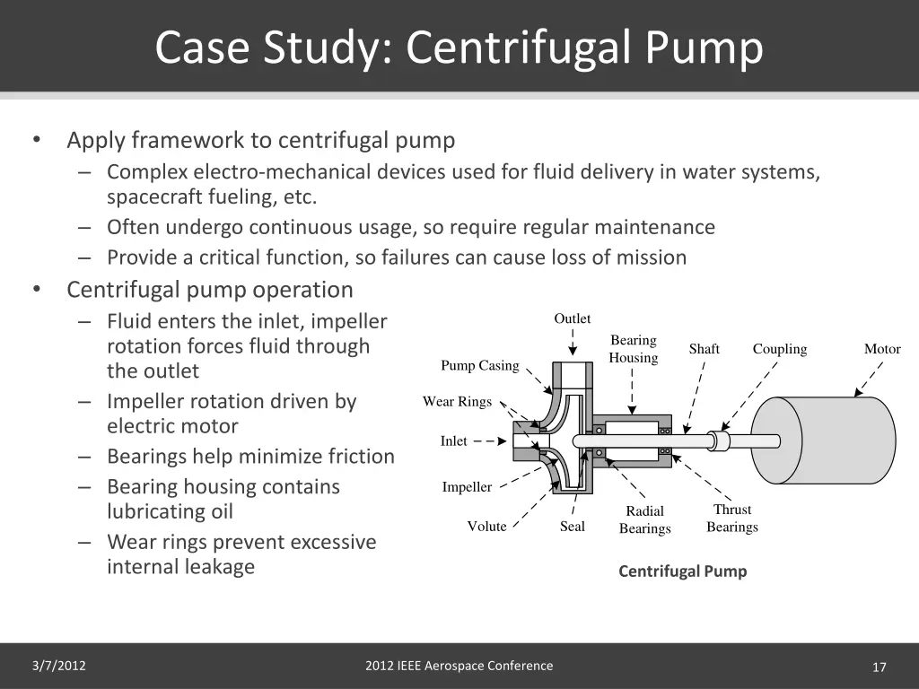 case study centrifugal pump