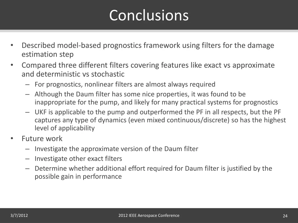 conclusions