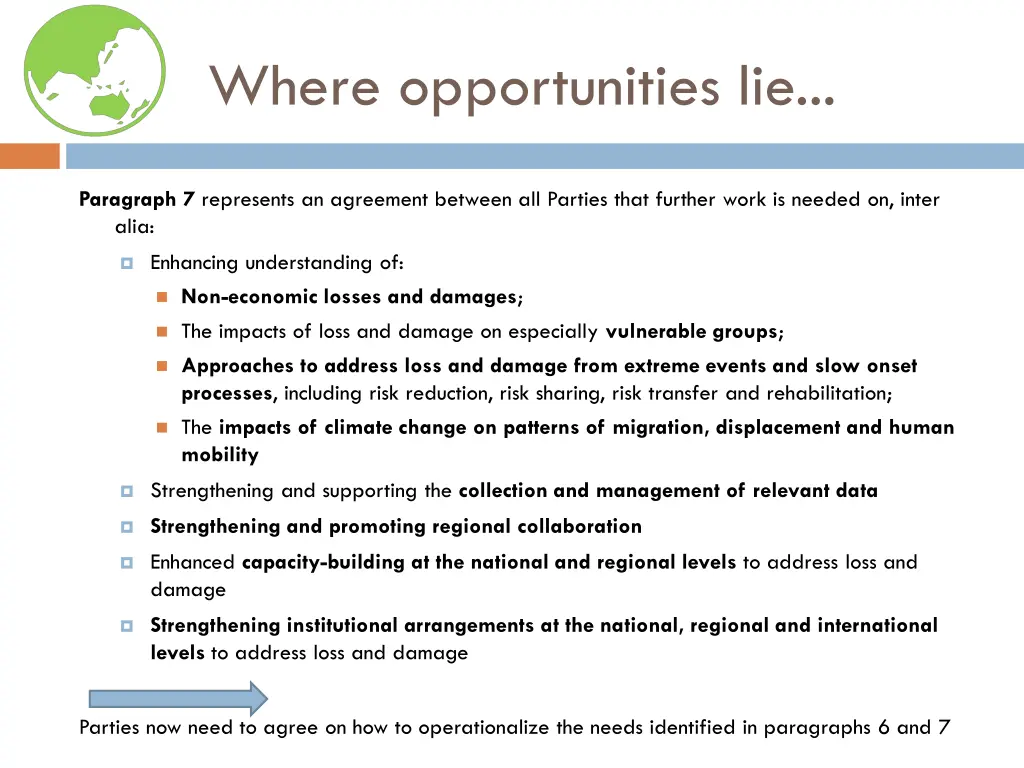 where opportunities lie