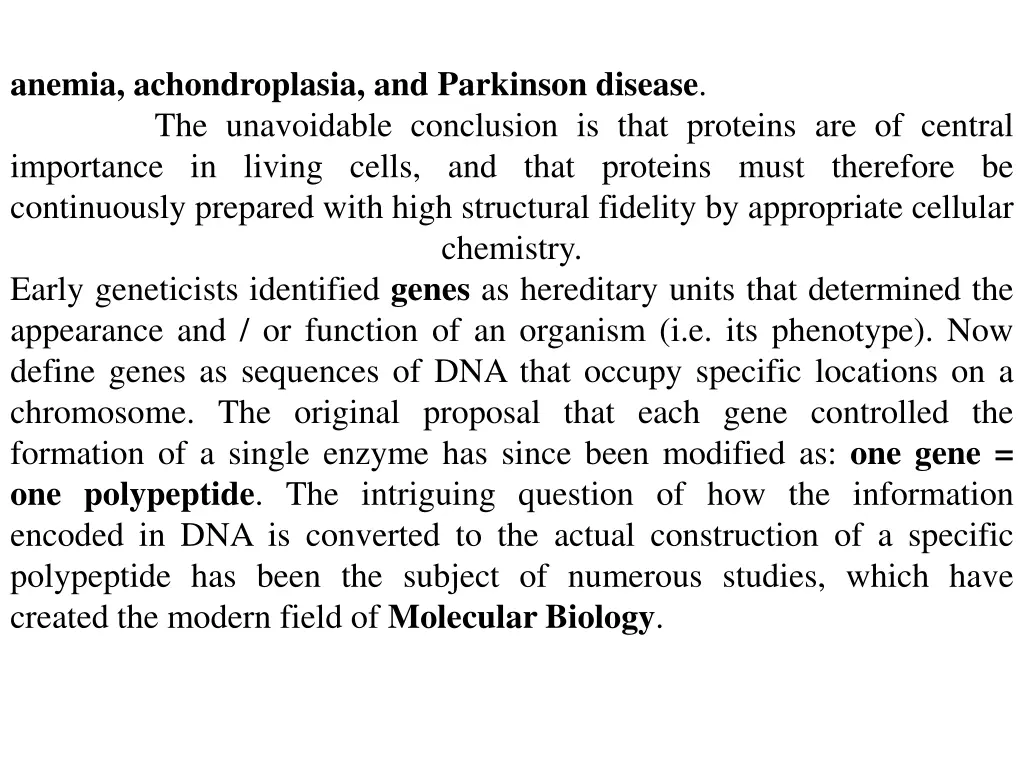 anemia achondroplasia and parkinson disease