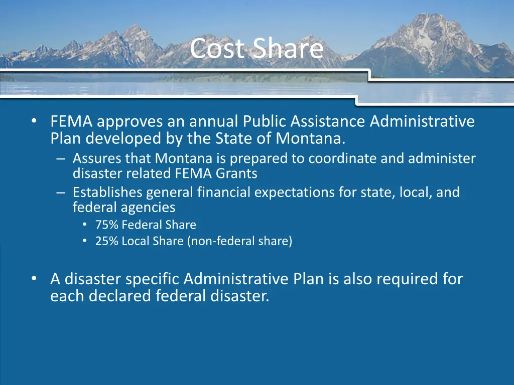 cost share
