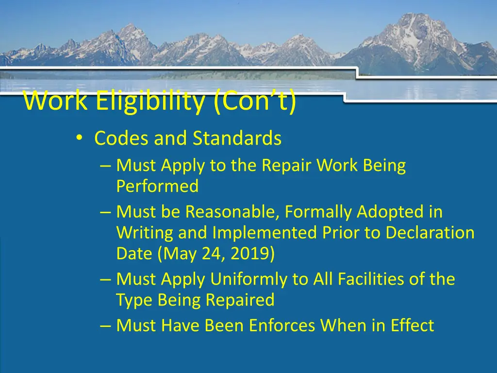 work eligibility con t codes and standards must