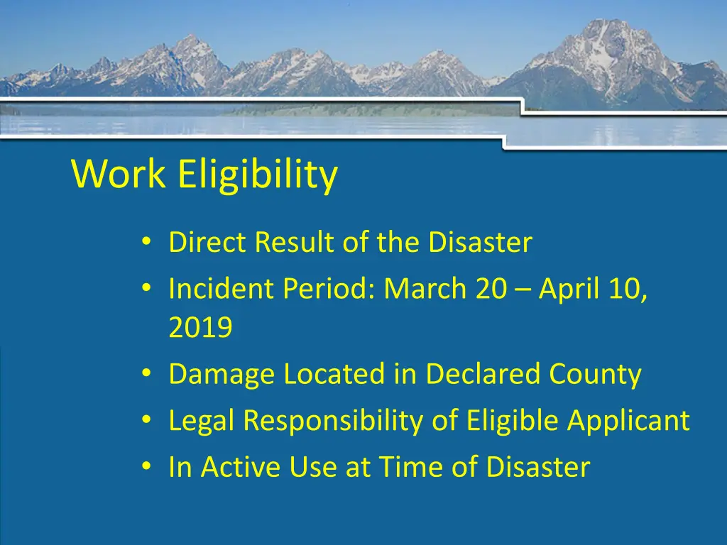 work eligibility