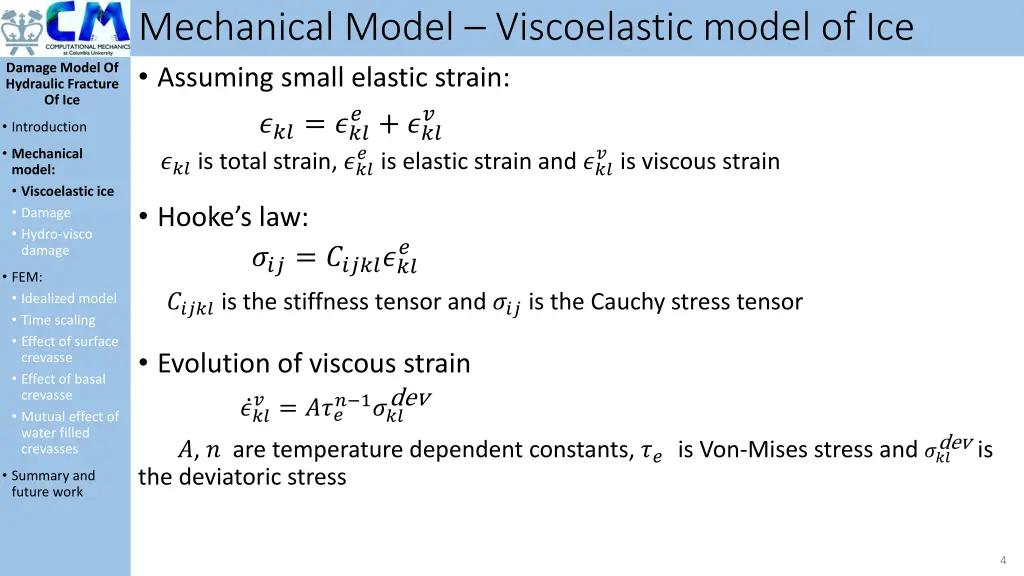 mechanical model viscoelastic model