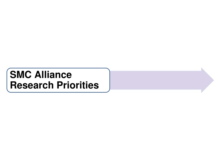smc alliance research priorities