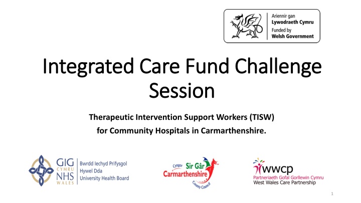 integrated care fund challenge integrated care